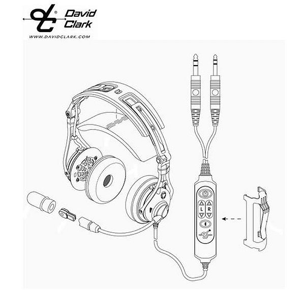 Peças David Clark DC-Pro Earseal 15976P-03 - Selos Auriculares de Alta Qualidade