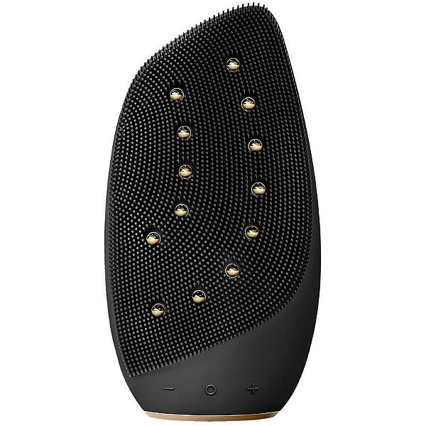 Escova de Limpeza Facial Sônica GESKE Thermo Brush 8 em 1 - Cinza