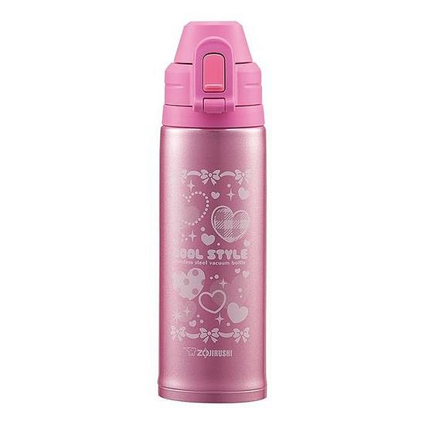 Garrafa Térmica Rosa Zojirushi Sd-Al05Pa Inox 520Ml