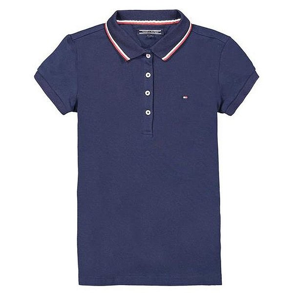Polo Kids M 2 8 Preto 0 Tommy Hilfiger Kg0Kg03391 002 08