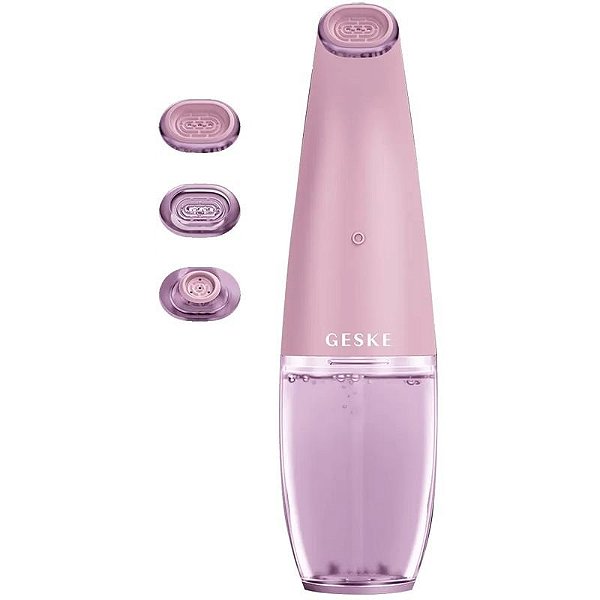 Limpeza Facial GESKE Aqua Steam 8 em 1 - Eletrodoméstico Rosa