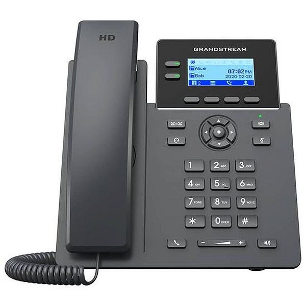 Telefone IP Grandstream GRP2602 - Preto de Alta Qualidade para Comunicação Empresarial