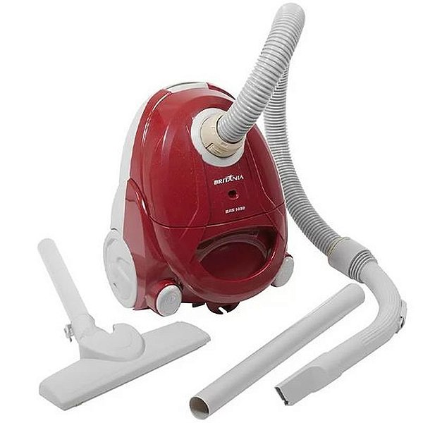 Aspirador de Pó Britânia BAS1430 1.250W - Potência e Modernidade em Vermelho e Cinza