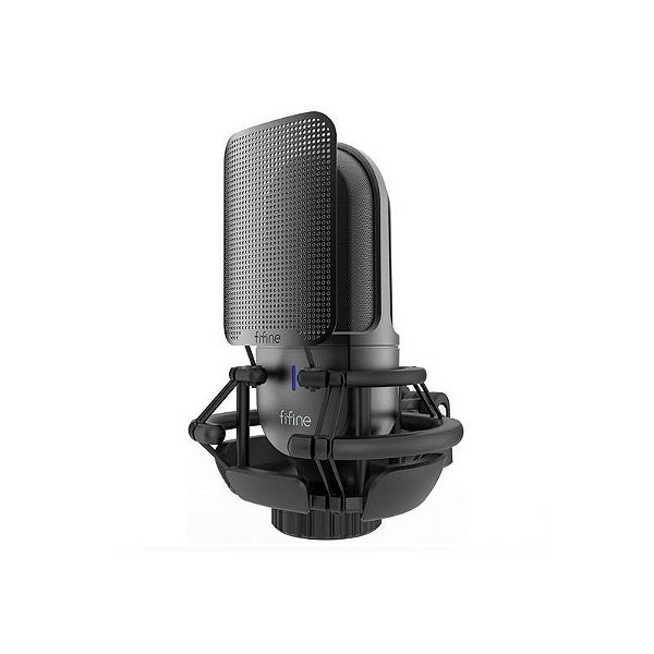 Microfone Profissional Condensador Fifine K726 - XLR Cardioide - Cor Preto