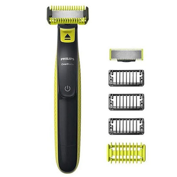 Aparador Elétrico Philips OneBlade QP2824/10 - Rechargeable - Preto e Verde