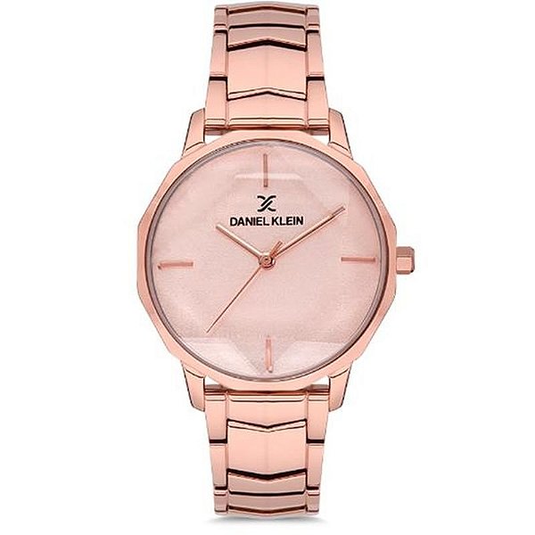 Relógio Feminino Daniel Klein DK.1.12555-4 Premium em Rosa Ouro