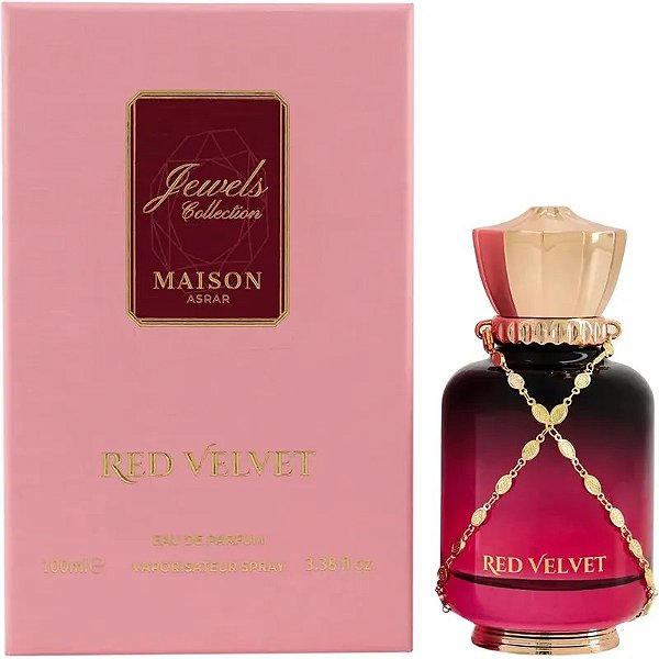 Perfume Maison Asrar Red Velvet Edp 100Ml - Unissex Luxo Intenso
