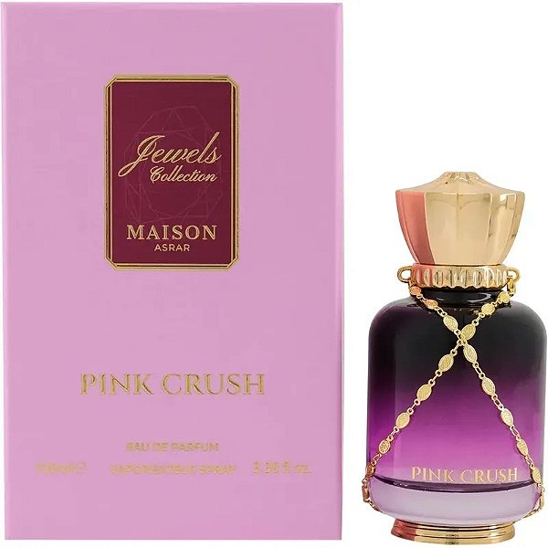 Perfume Maison Asrar Pink Crush Edp 100Ml - Unissex, Fragrância Floral E Frutal