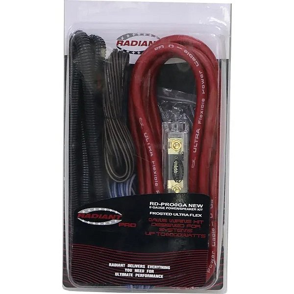 Cabo RCA Radiant Pro 6000W - Som Profissional com Qualidade Superior