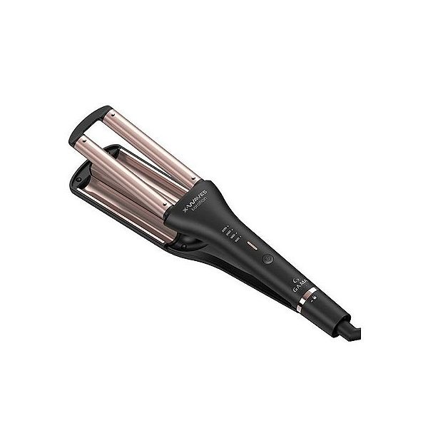 Modelador de Cabelo Gama X-Waves Keration 220°C Bivolt - Preto e Rosa Elegante