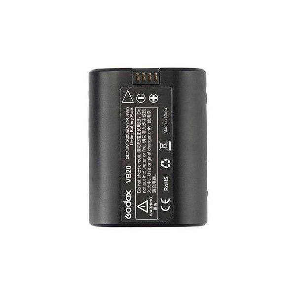 Bateria Recarregável Godox VB20 para Flash V350 - Alta Performance e Durabilidade