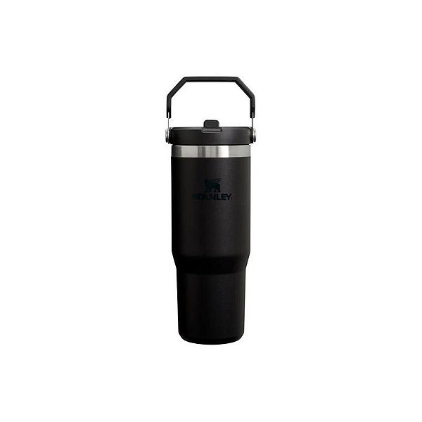 Garrafa Térmica Stanley Tumbler com Canudo 887ML - Cor Preta