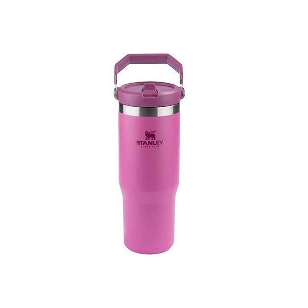 Garrafa Térmica Stanley Tumbler com Canudo 887ML - Cor Peônia