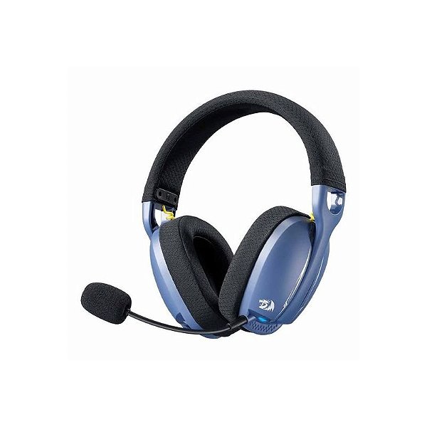 Fones de Ouvido Bluetooth Redragon H878BB Shuld Wireless-Pro - Preto/Azul