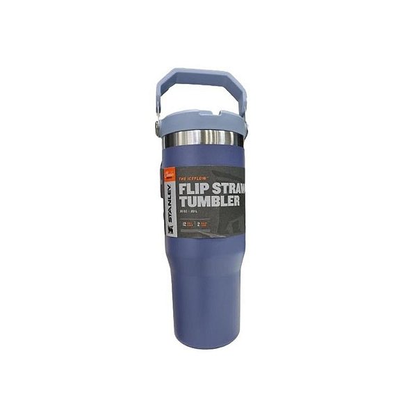 Copo Térmico Stanley com Canudo - 887ML - Cor Azul Marinho