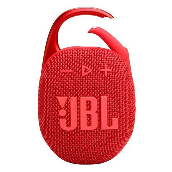 Caixa de Som Bluetooth JBL Clip 5 Portátil - Vermelho