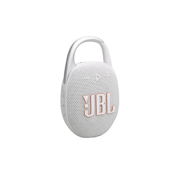 Caixa de Som JBL CLIP5 Bluetooth Portátil com Conexão USB-C - Branca