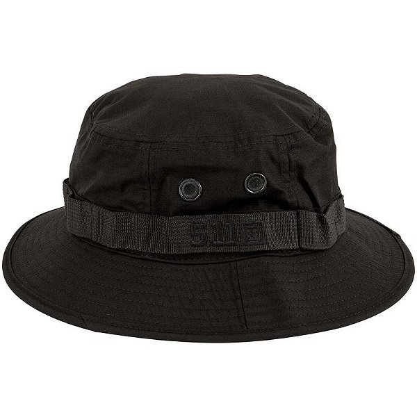 Chapéu Tático Boonie 5.11 Modelo 89422-019 Em Preto