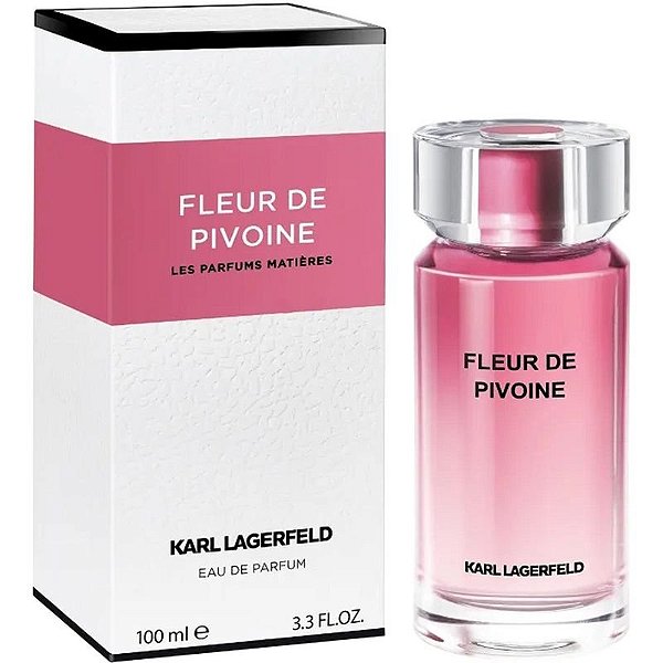 Perfume Karl Lagerfeld Fleur De Pivoine Edp 100ml Feminino - Fragrância Floral Delicada e Sofisticada