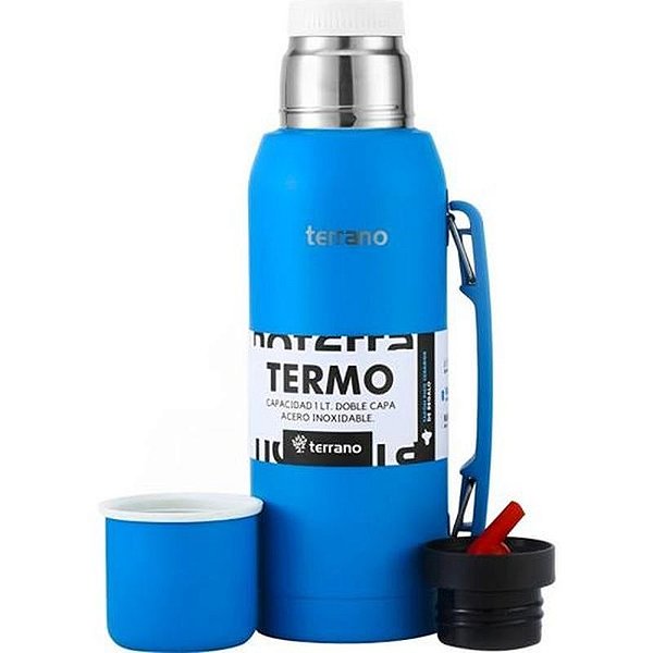 Garrafa Térmica Premium Terrano 1L - Azul Elétrico AC402021014