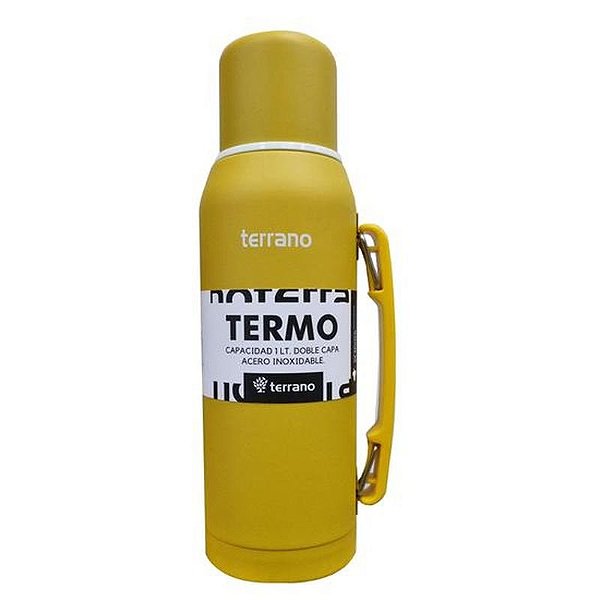 Garrafa Térmica 1L AC402021020 - Amarelo Forte, Alta Performance e Durabilidade