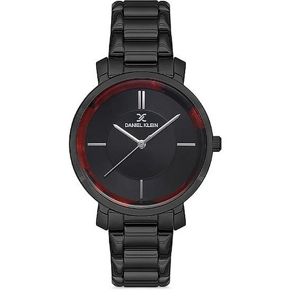 Relógio Daniel Klein DK.1.12705-3 Premium Feminino na Cor Preta