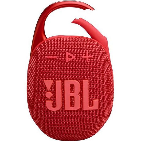 Caixa De Som Bluetooth Jbl Clip 5 Portátil - Vermelho