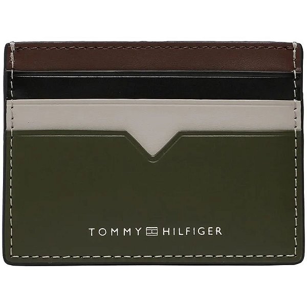 Carteira Masculina Porta Cartão Tommy Hilfiger AM0AM10994 0F5 - Estilo e Sofisticação
