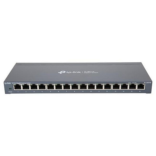 Switch TP-Link TL-SG116 - Hub de Rede 16 Portas 10/100/1000 Mbps