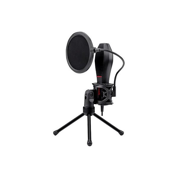 Microfone Condensador Redragon Quasar GM200 16kHz - Preto Profissional