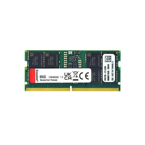 Memória RAM Kingston DDR5 16GB 5600MHz para Notebook - KVR56S46BS8-16