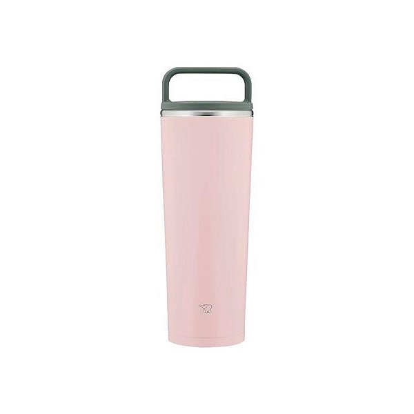 Copo Térmico Rosa Vintage Zojirushi - 400ml - Japonês