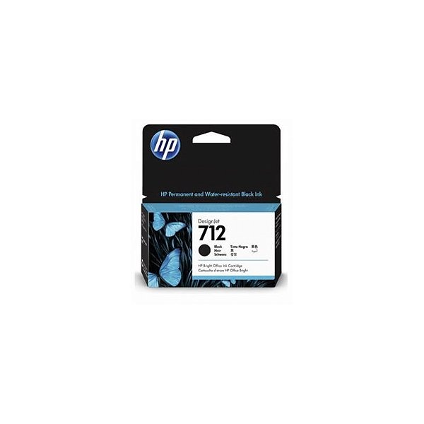 Cartucho De Tinta Hp 3Ed70A 712 Preto 38Ml T250