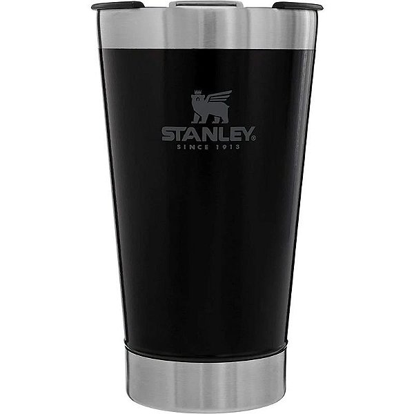 Copo Térmico Stanley Beer Pint 473mL - Preto - Ideal para Cervejas e Bebidas Frias