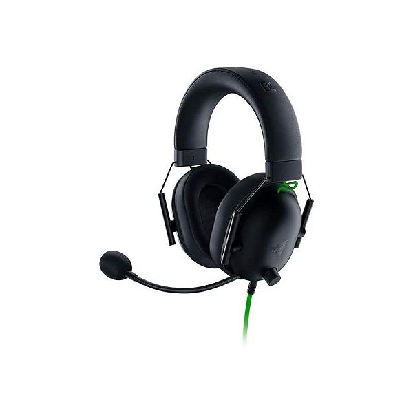 Fone de Ouvido Gamer Razer Blackshark V2 X 7.1 - Preto e Verde - Conforto e Qualidade Acústica