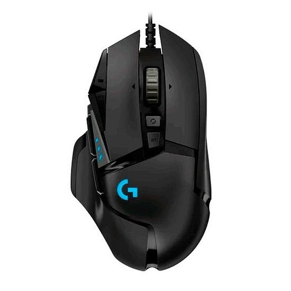 Mouse Gamer Logitech G502 Hero com Fio 25600 DPI - Preto - Alta Precisão e Desempenho