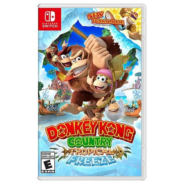 Jogo Donkey Kong Country: Tropical Freeze - Nintendo Switch - Edição Especial
