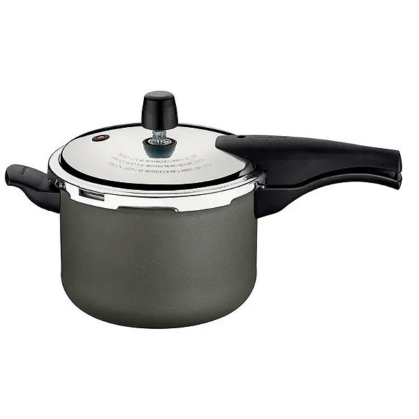 Panela de Pressão Tramontina Vancouver Starflon 4.5L - Grafito Escovado