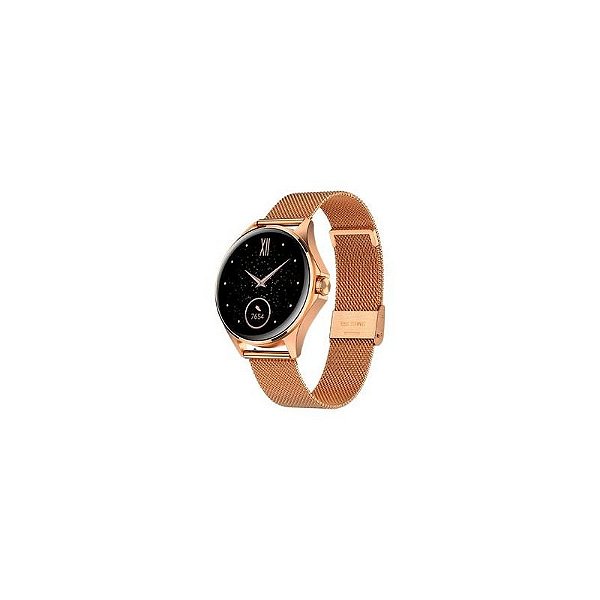Relógio Inteligente FTX AM12-RGRGS 49MM - Ouro Rose/Metal Dourado