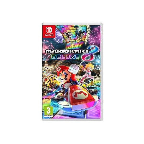 Jogo Mario Kart 8 Deluxe - Nintendo Switch: Diversão em Corridas para Toda a Família