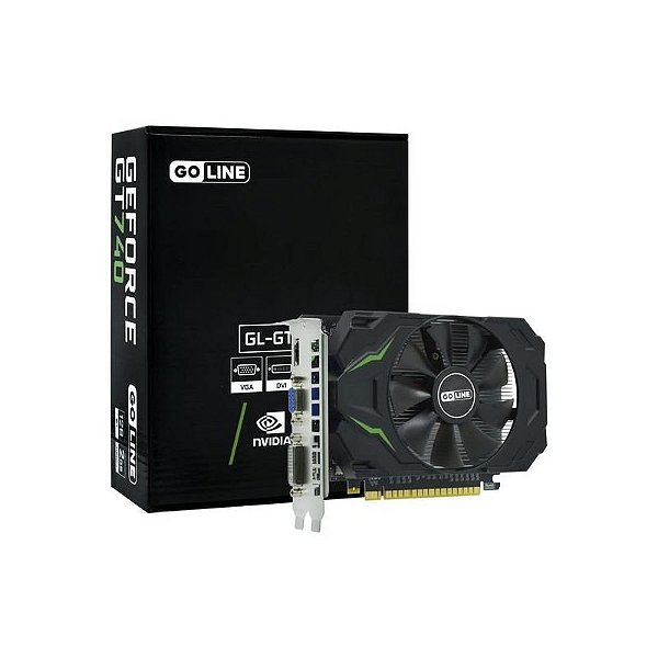 Placa De Vídeo Geforce Gt740 2Gb Goline Gl-Gt740-2Gb-D5