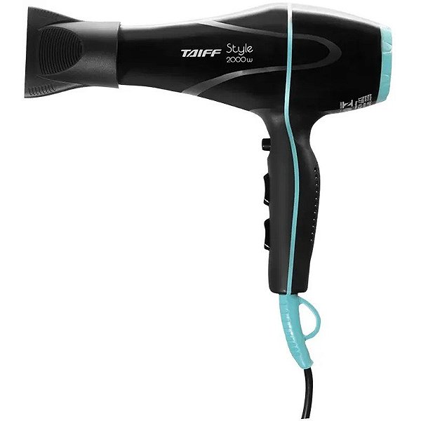 Secador de Cabelo Taiff Style 2000W 220V 50/60Hz Preto
