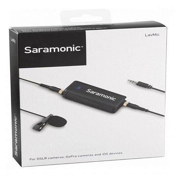 Microfone Profissional Para Câmeras Dslr De 2 Canais Marca Saramonic