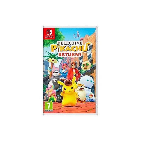 Jogo de Mistério Detective Pikachu para Nintendo Switch - Aventura Interativa