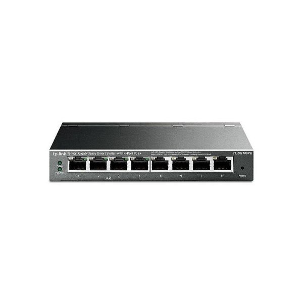 Roteador Switch Ethernet Tp-Link TL-SG108PE 8 Portas 10/100/1000Mbps PoE