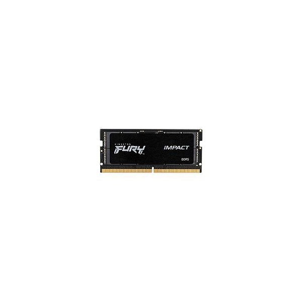 Módulo de Memória DDR5 16GB 4800MHz Kingston Fury Impact BK KF54