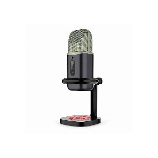 Microfone Condensador Redragon Echo Wave GM305 RGB 18KHZ - Preto e Elegante