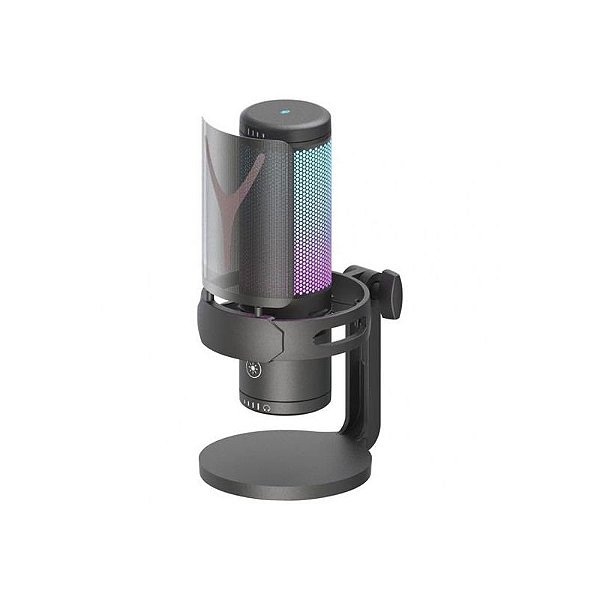 Microfone Redragon Fenris GM301 RGB - Preto e Iluminação Personalizada