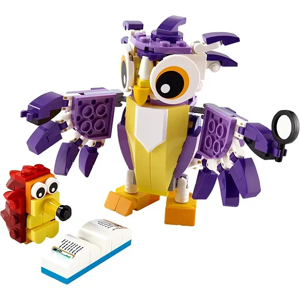 Conjunto Lego Criador Criaturas Fantásticas da Floresta 31125 175 Peças