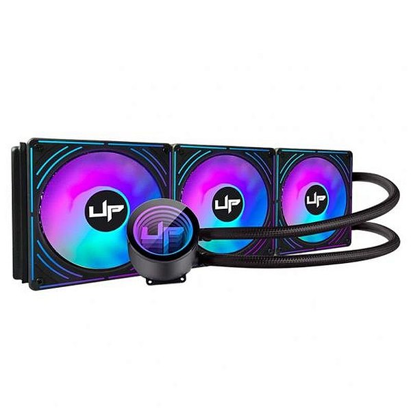 Cooler para Água Gamer Rainbow ARGB 360MM - Intel/AMD - Preto - UP-RB-TR360-ARGB